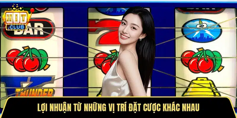 Lợi nhuận từ những vị trí đặt cược khác nhau